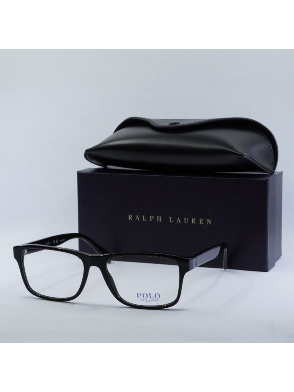 Polo Ralph Lauren PH2223 5001 Rectangle Eyeglasses - Black 58mm